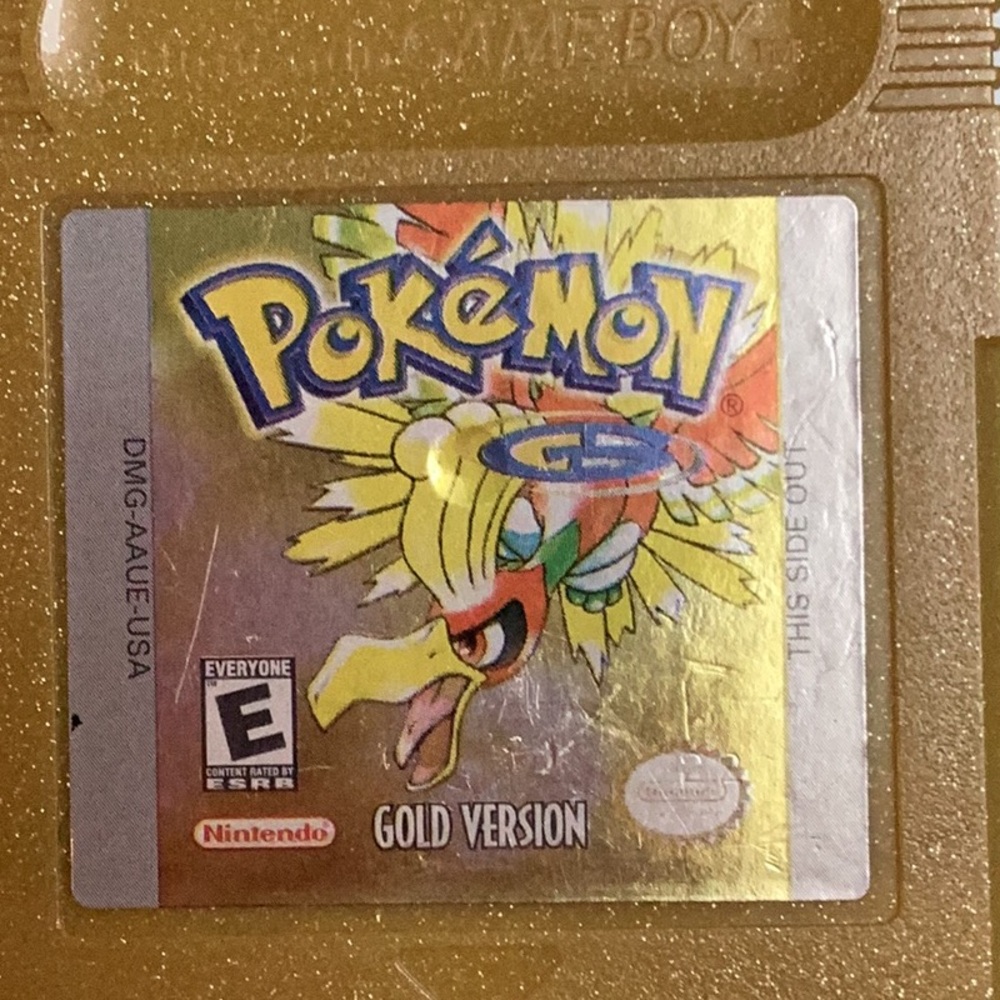 Pokemon Gold Version Nintendo Gameboy Color Game Boy Authentic 2000 Original - Picture 8 of 16